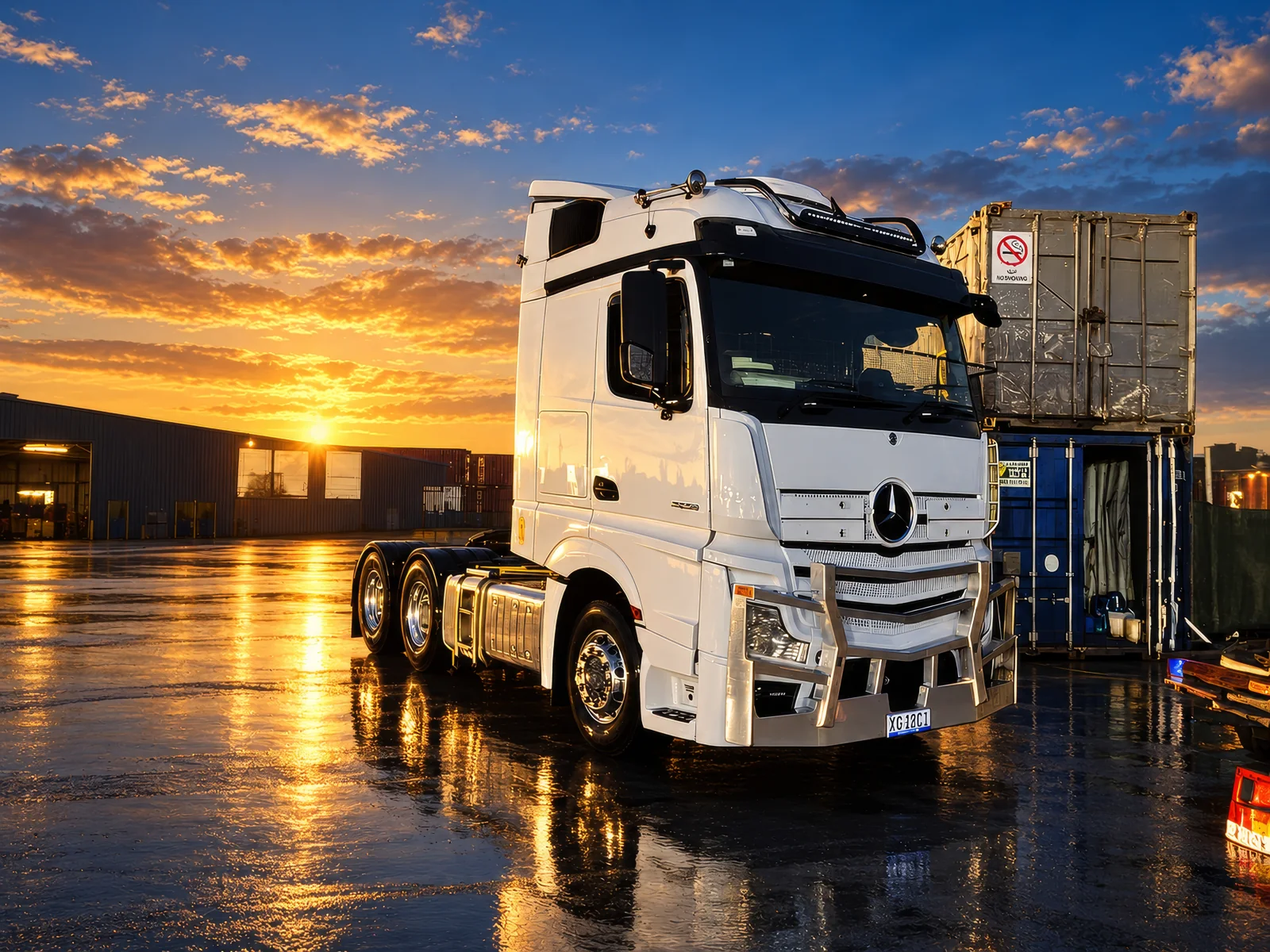 Ready for the work ahead. SBG company photograph with golden-hour treatment.